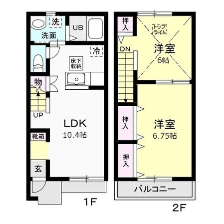 Ｐｌａｎｅｔの物件間取画像